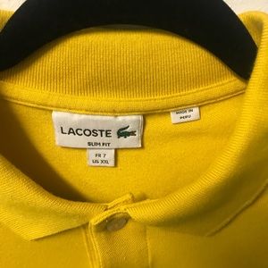 Mustard Lacoste T shirt